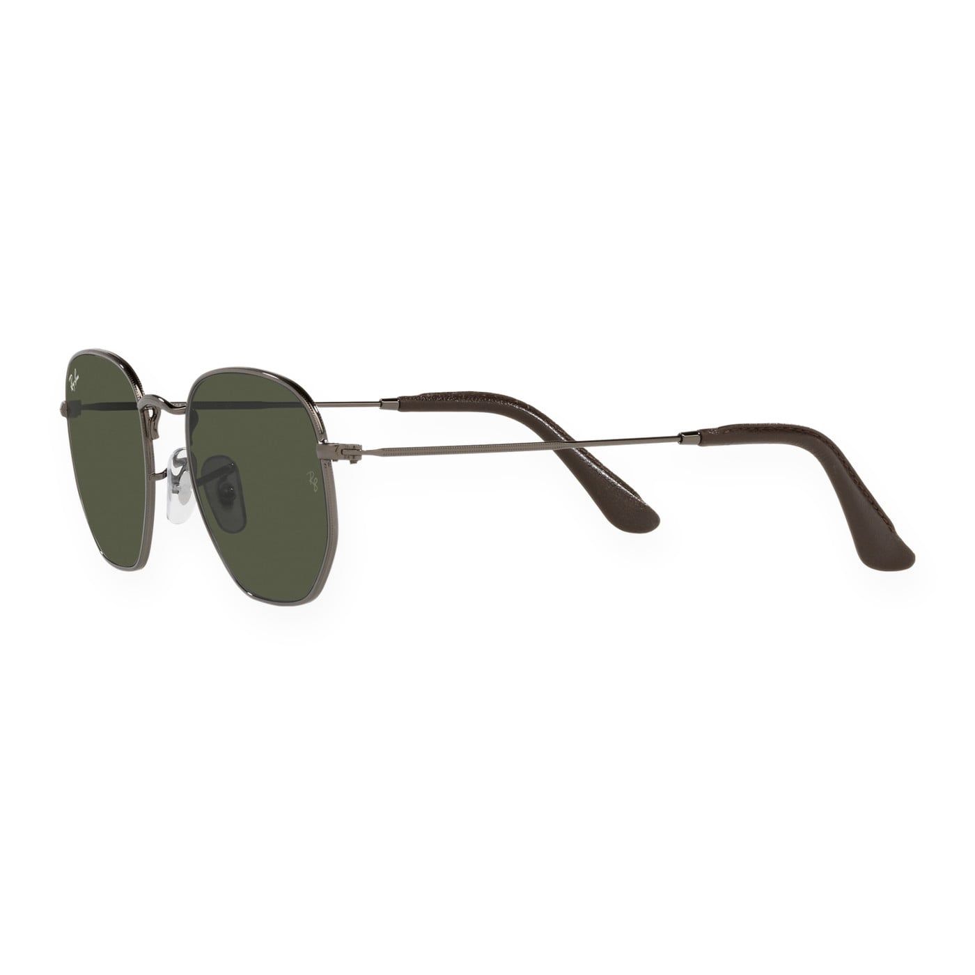 Kính mát Rayban Hexagonal RB3548N 004/31 - Xám gunmetal bóng, tròng xanh lá