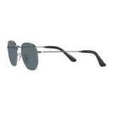 Kính mát Rayban Hexagonal RB3548N 004/R5 - Xám gunmetal bóng, tròng xanh dương