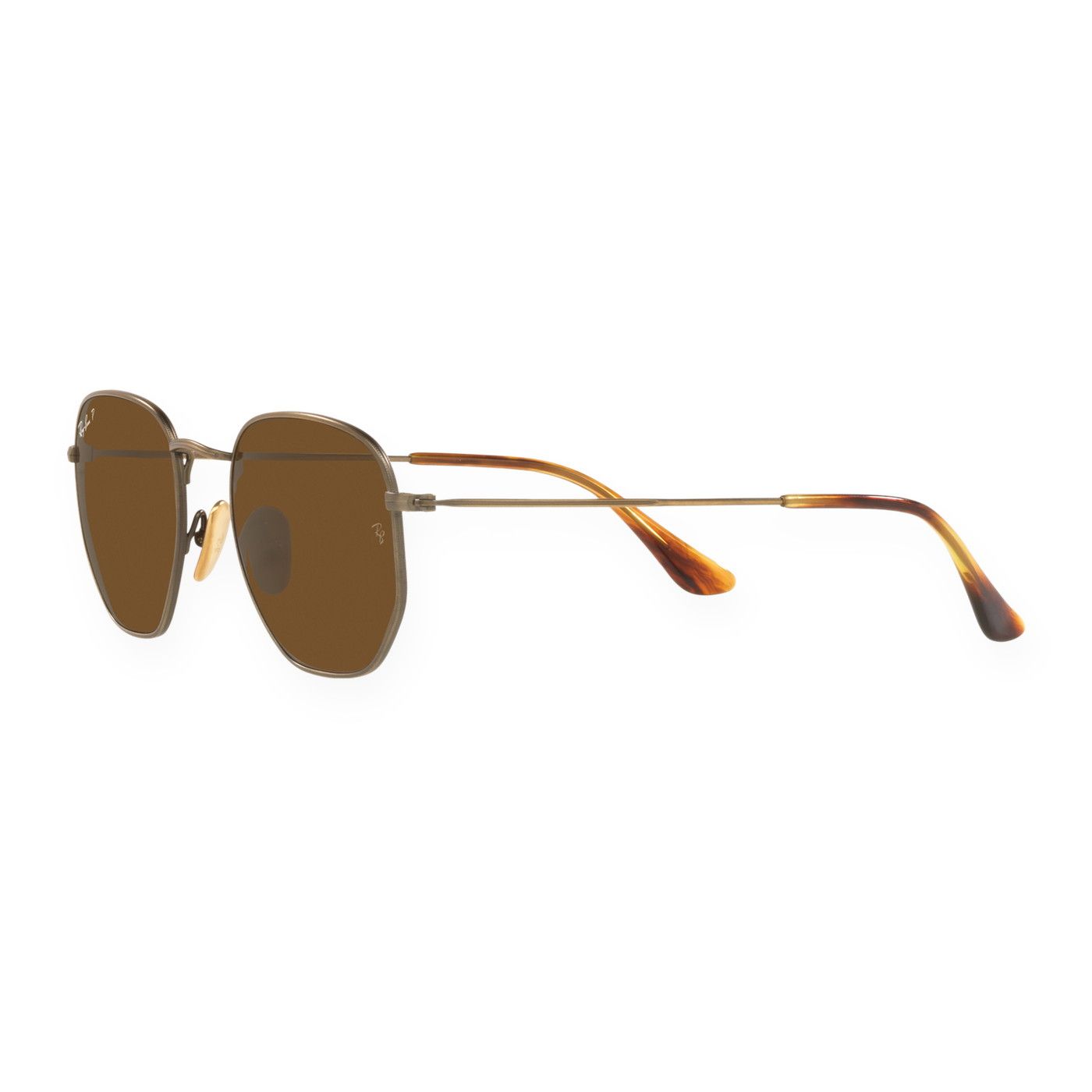 Kính mát Rayban Hexagonal RB8148 920757 - Vàng cổ bán bóng, tròng nâu phân cực