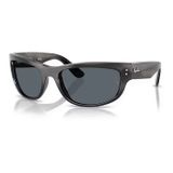 Kính mát Rayban Mega Balorama RB2289 1404R5 góc ba phần tư trên nền trắng