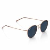 Kính mát Rayban Round Reverse RBR0103S 92023A - Vàng hồng bóng, tròng xanh dương đậm