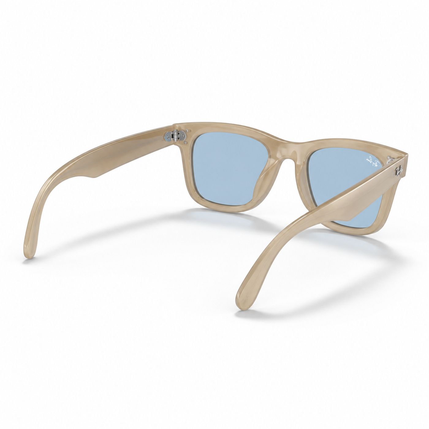 Kính mát Rayban Wayfarer Reverse RBR0502SF 678072 - Be opal phối mật ong, tròng xanh dương nhạt