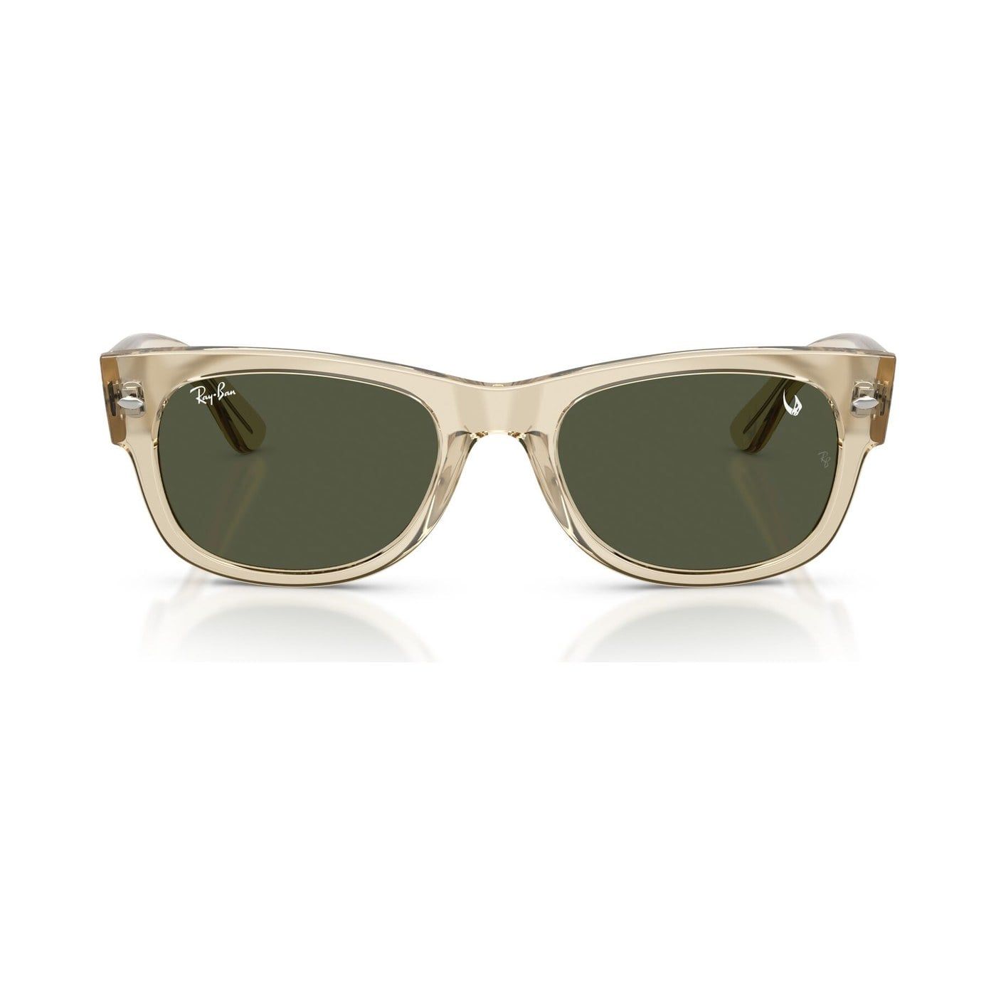 Kính mát Rayban Star Wars Grogu Mega Wayfarer Ii RB0832SF 146031 trên nền trắng
