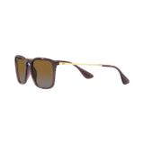 Kính mát Rayban Chris RB4187F 6593T5 trên nền trắng