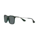 Kính mát Rayban Chris RB4187F 666381 trên nền trắng