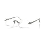 Gọng kính Rayban A$AP Rocky Metal 2026 RX3928V 3201 - Gọng xám, tròng demo trong suốt