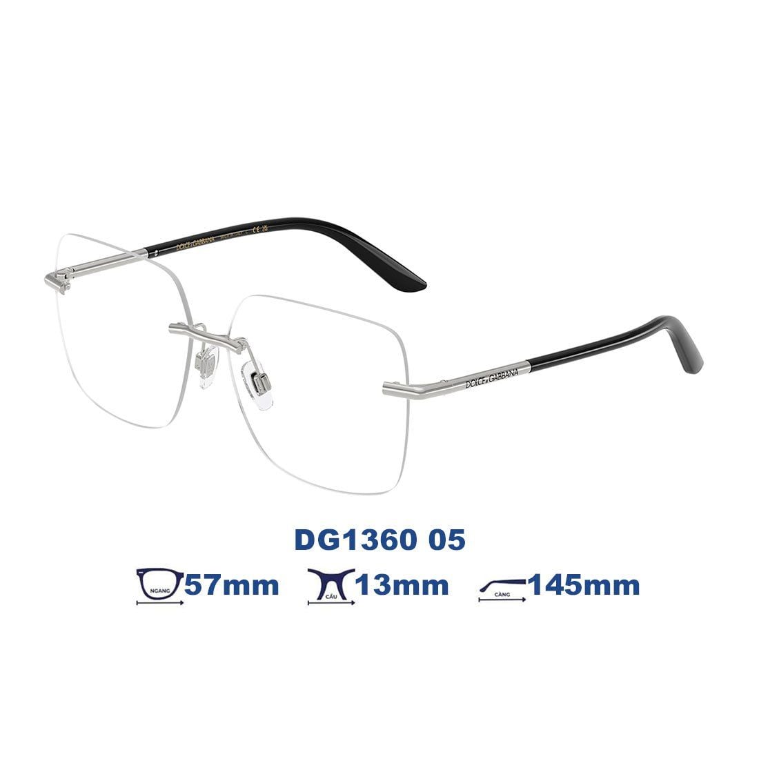  Gọng kính Dolce Gabbana DG1360 05 