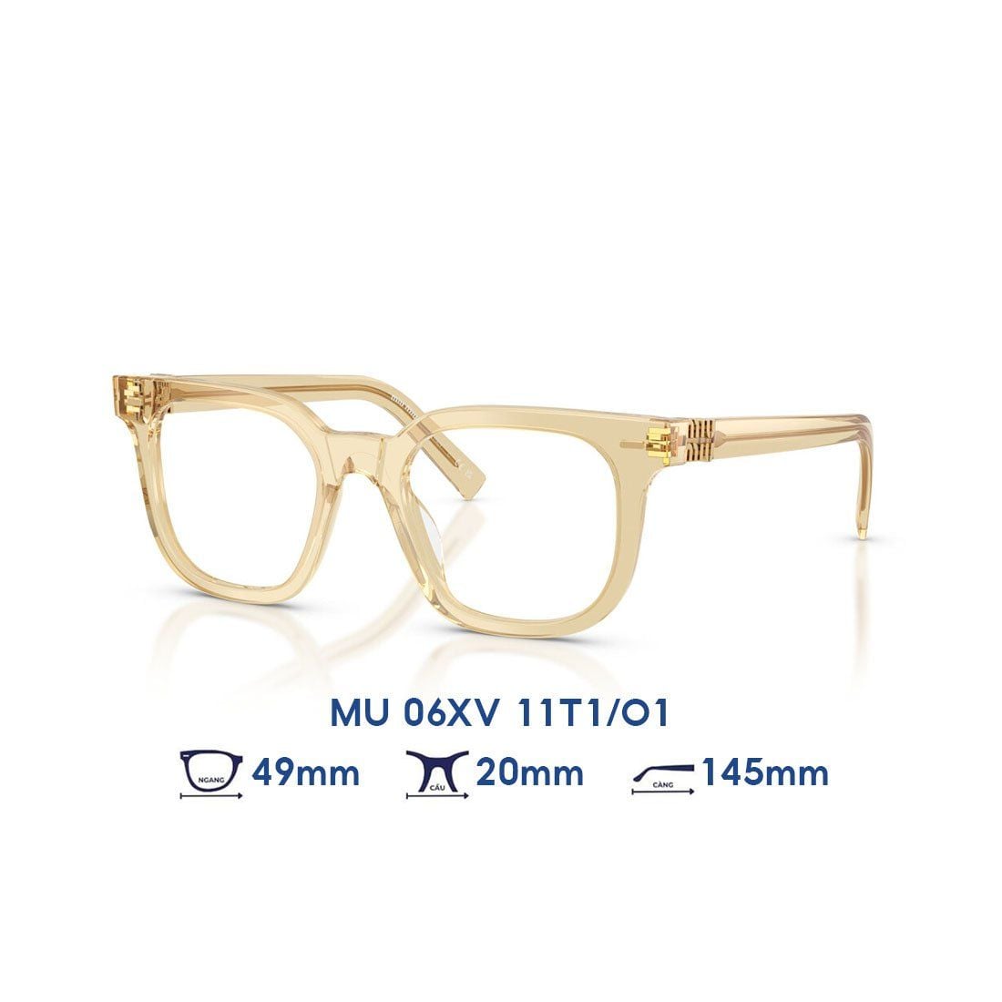 Gọng kính MIU MIU MU06XV 11T1O1