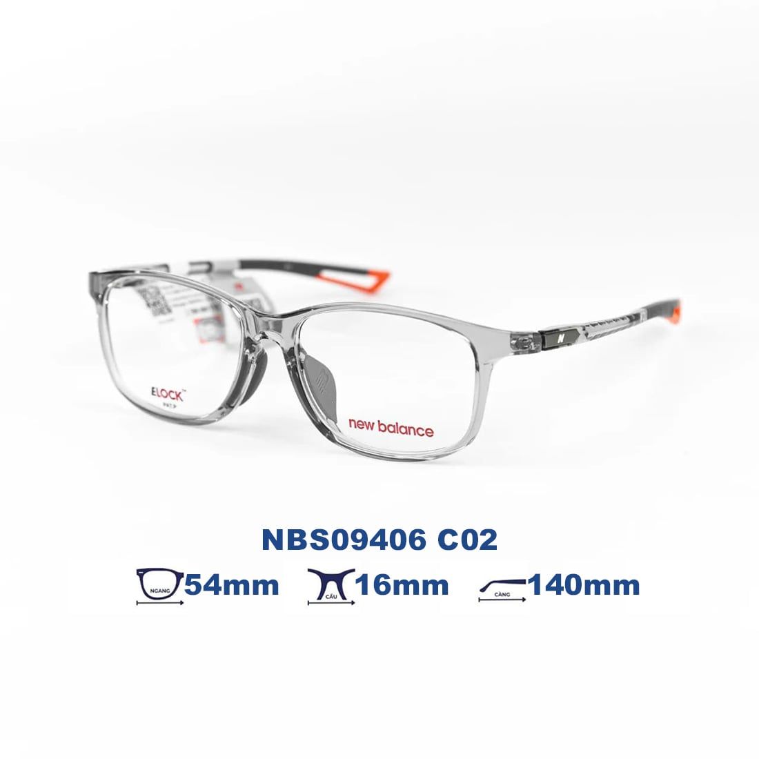 Gọng kính NEW BALANCE NBS09406 C02