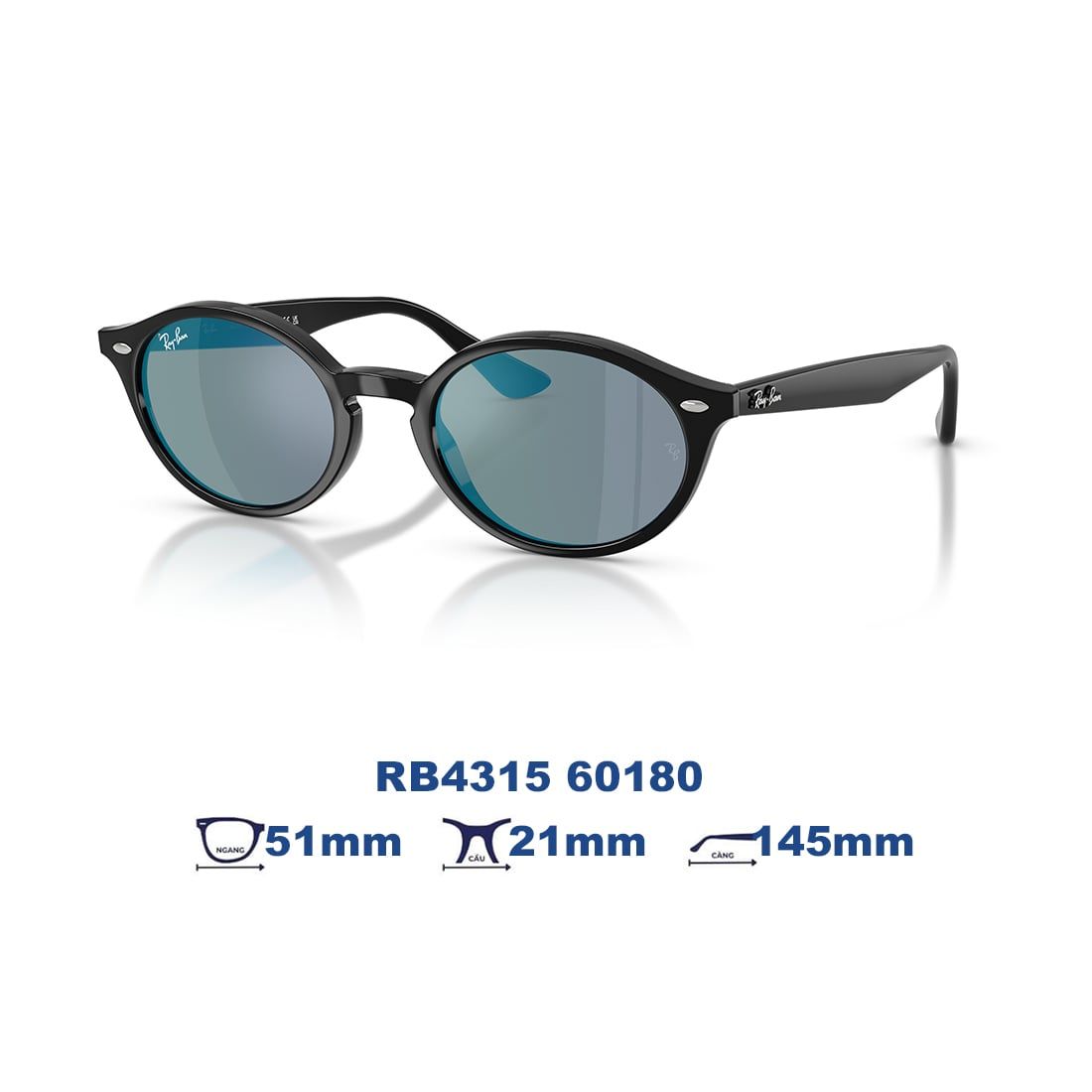 Kính mát RAYBAN RB4315 60180