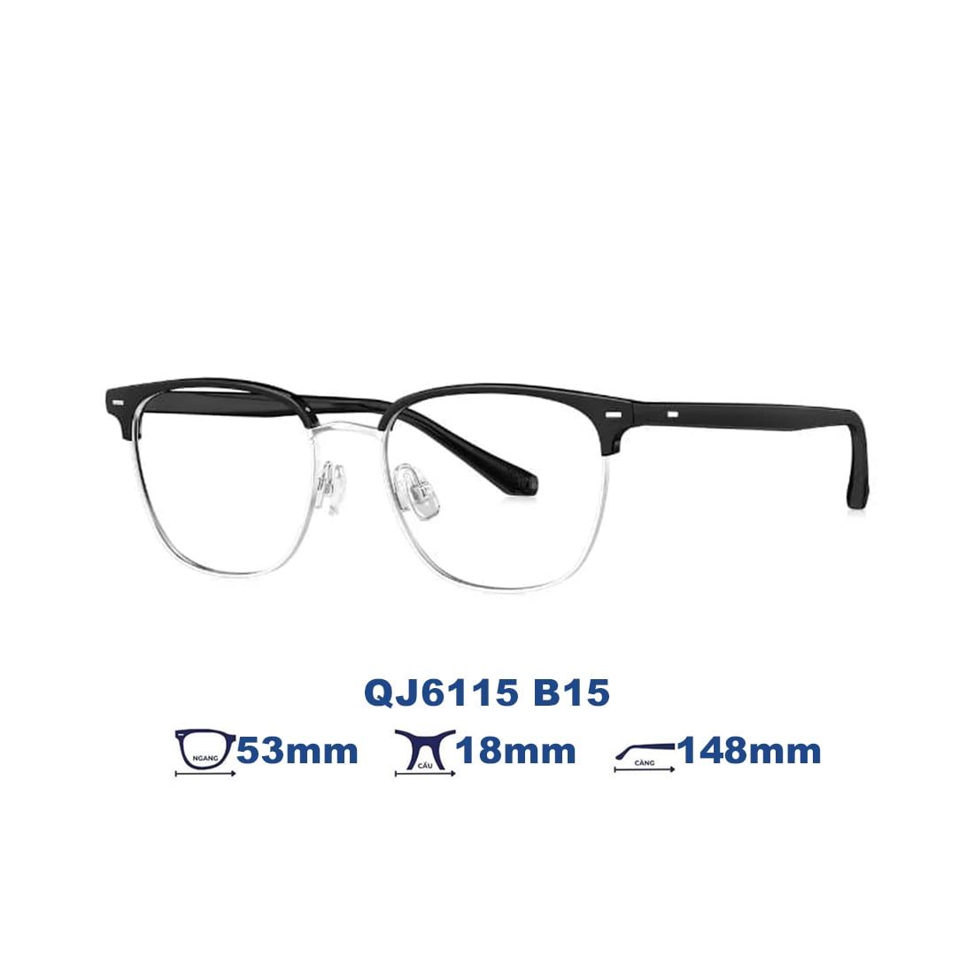 Gọng kính QINA QJ6115 B15