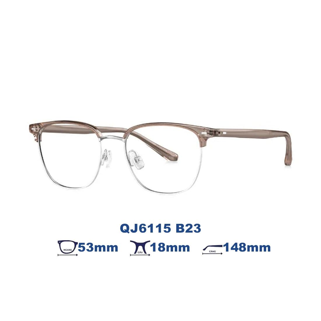 Gọng kính QINA QJ6115 B23
