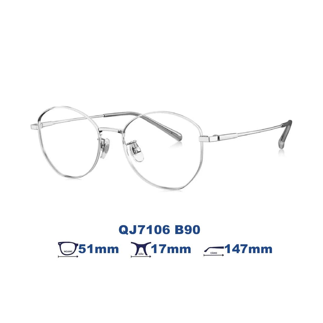 Gọng kính QINA QJ7106 B90