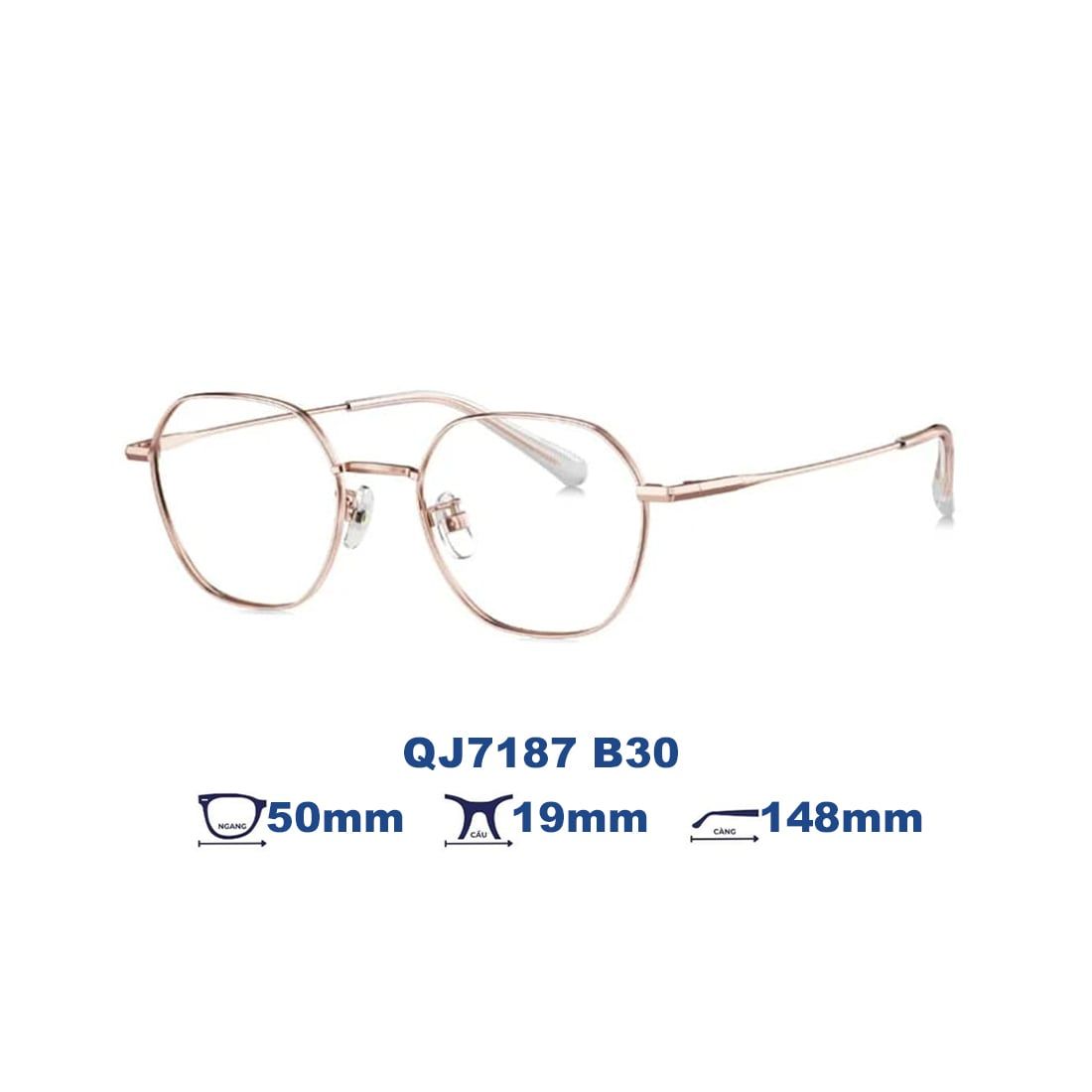 Gọng kính QINA QJ7187 B30