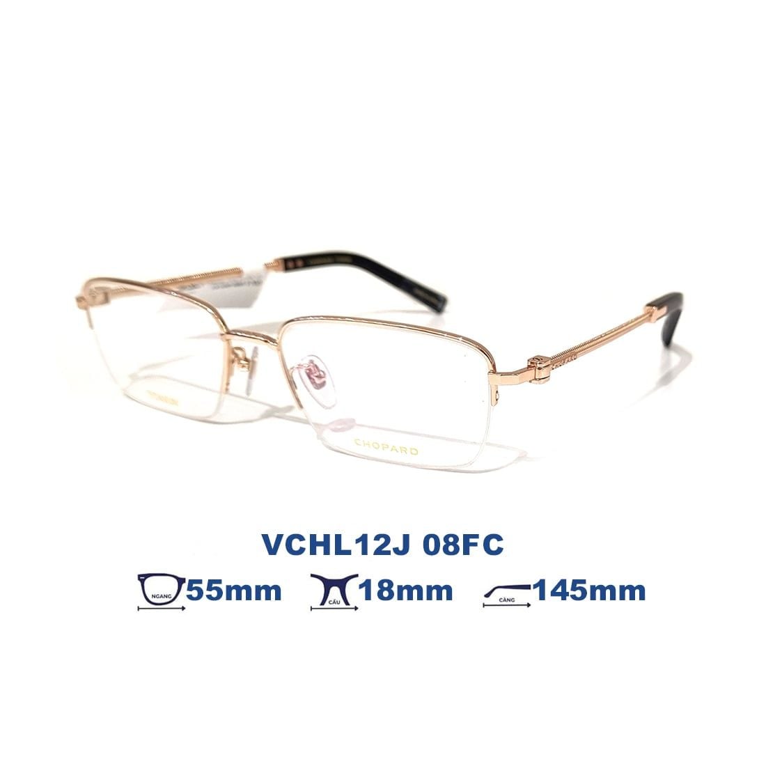 Gọng kính CHOPARD VCHL12J 08FC