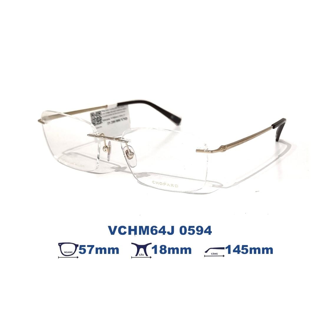 Gọng kính CHOPARD VCHM64J 0594