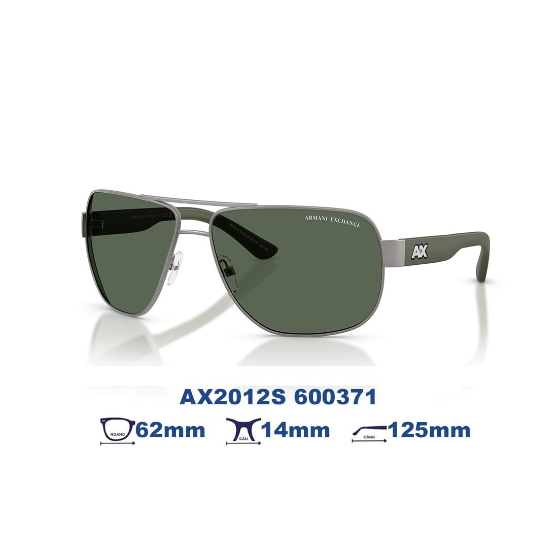 Kính mát Armani Exchange AX2012S 600371