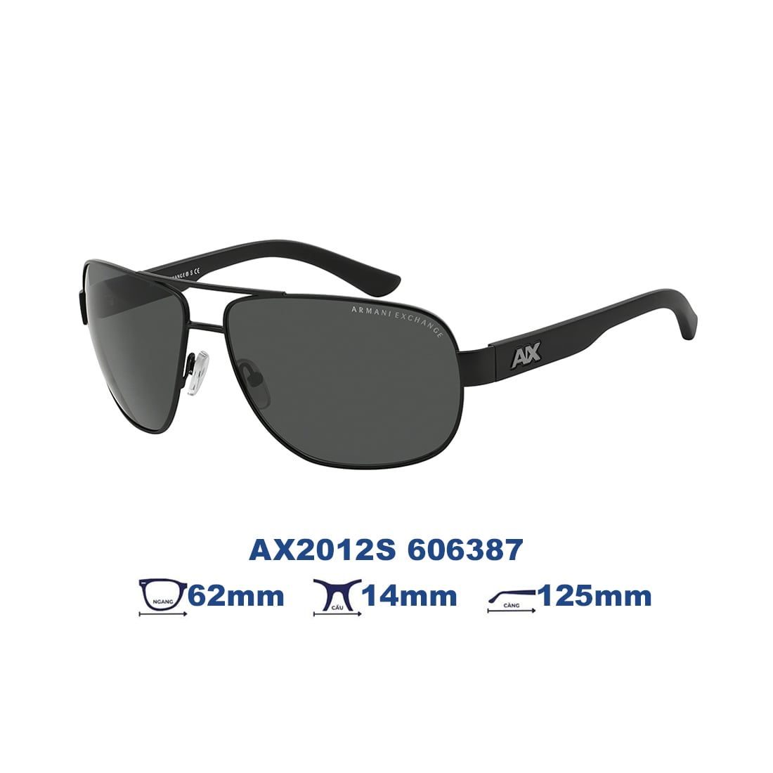 Kính mát Armani Exchange AX2012S 606387