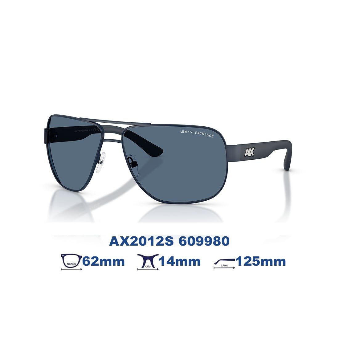 Kính mát Armani Exchange AX2012S 609980