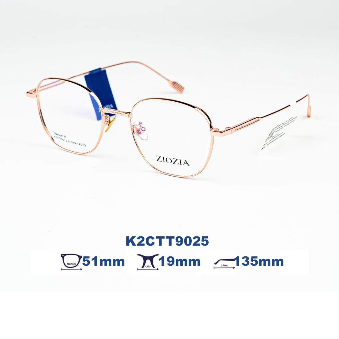 Gọng kính Ziozia K2CTT9025