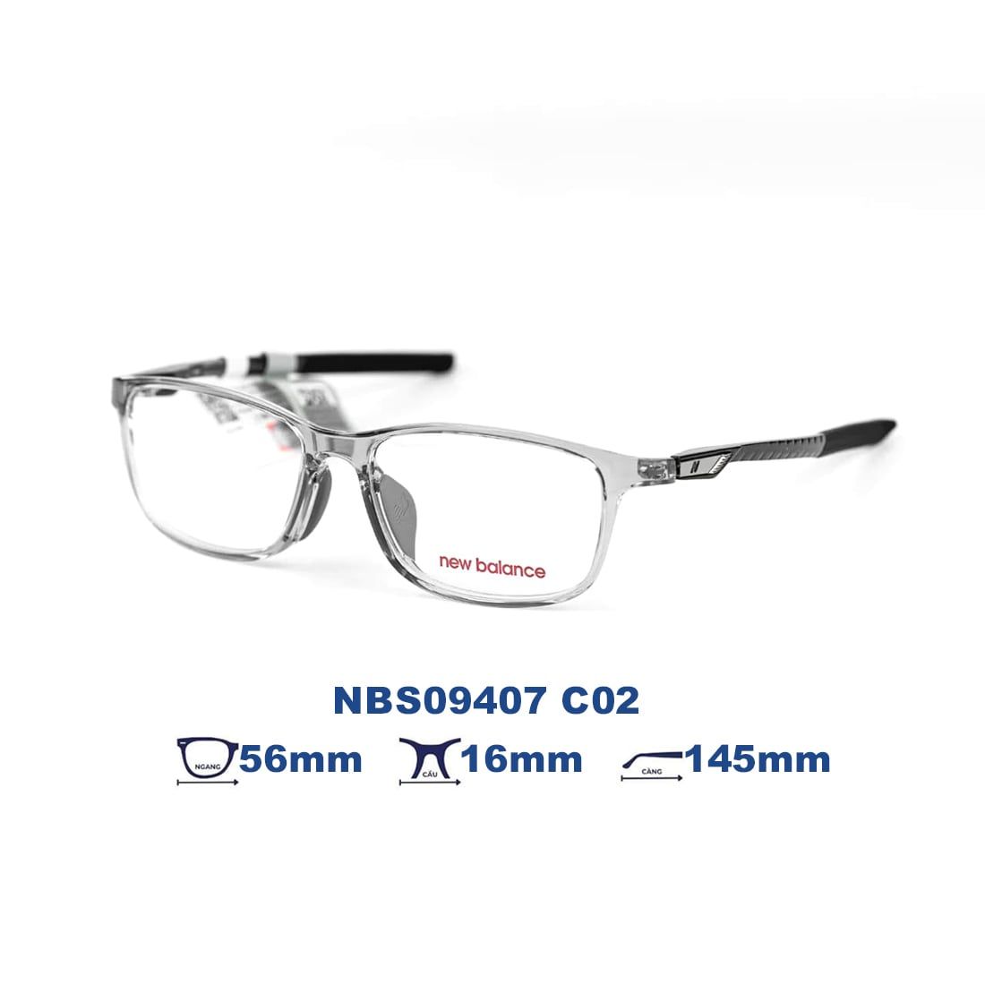 Gọng kính NEW BALANCE NBS09407 C02