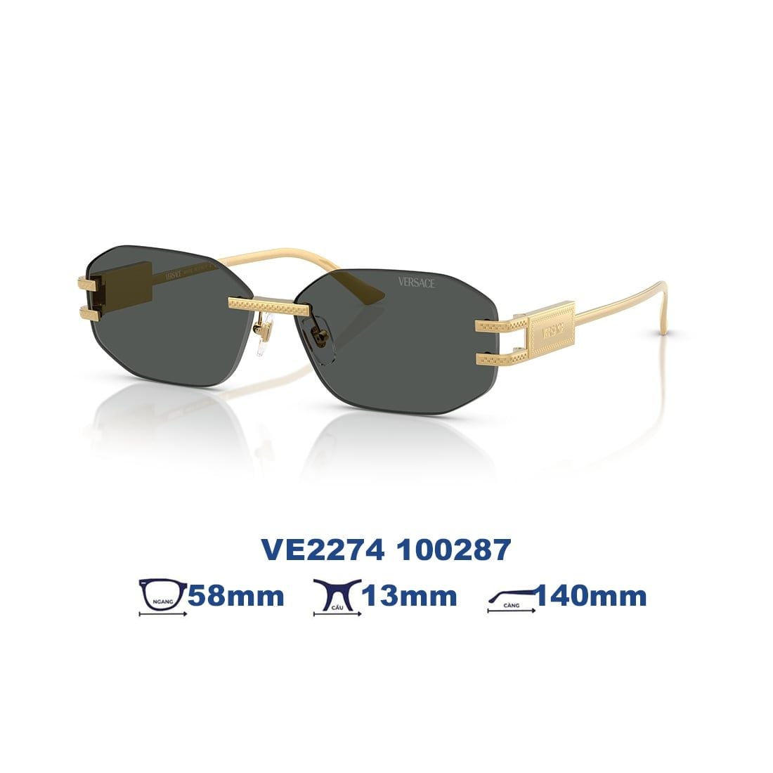 Kính mát VERSACE VE2274 100287