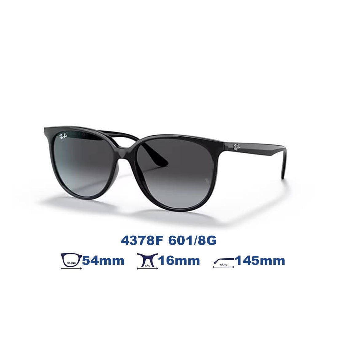  Kính mát RAYBAN RB4378F 601/8G 