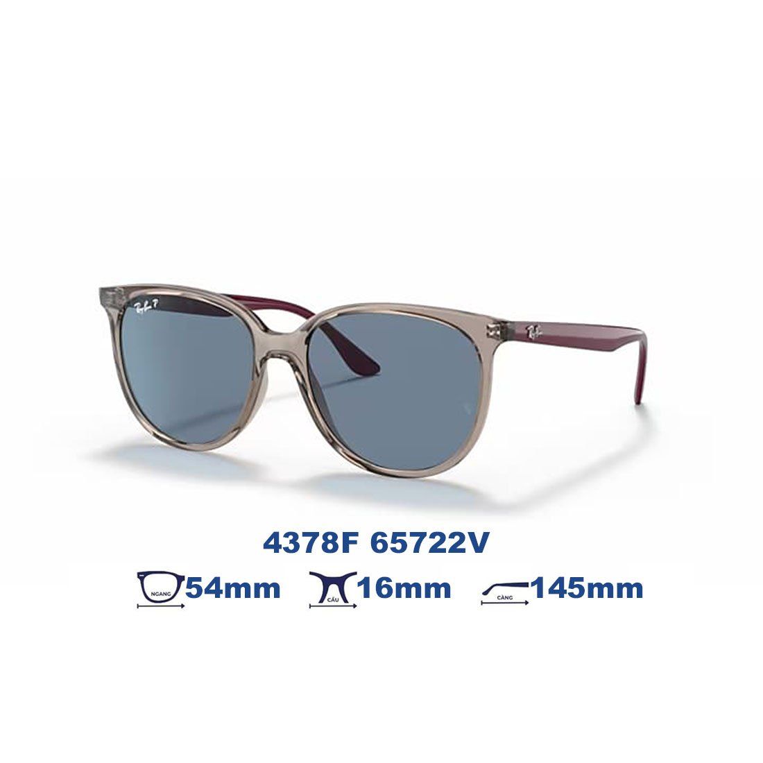  Kính mát RAYBAN RB4378F 65722V 