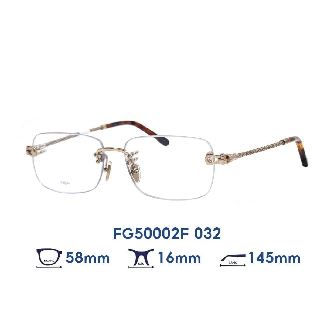  Gọng kính FRED FG50002F 032 