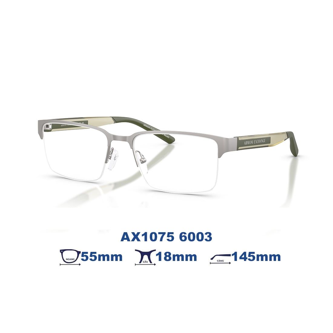 Gọng kính Armani Exchange AX1075 6003