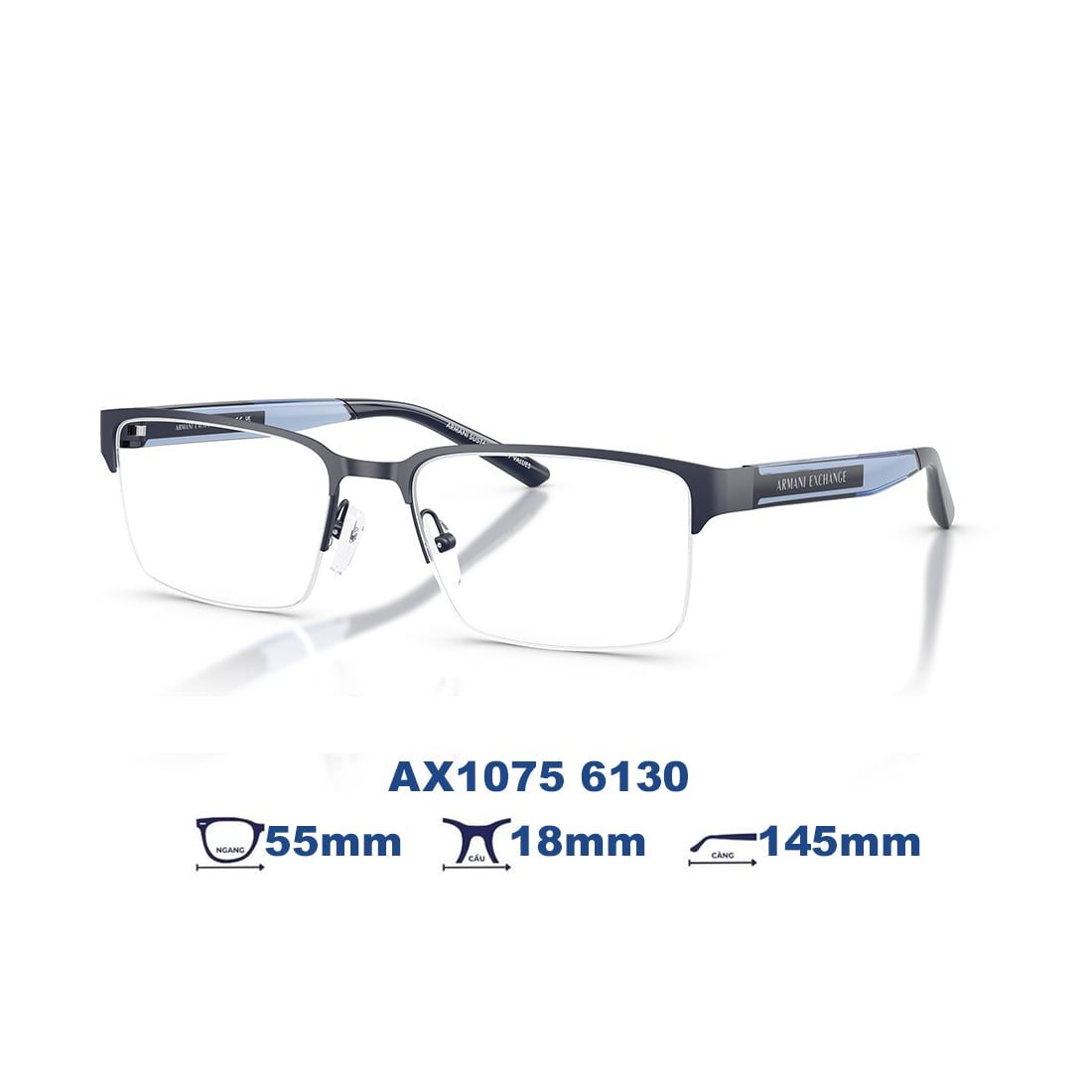 Gọng kính Armani Exchange AX1075 6130