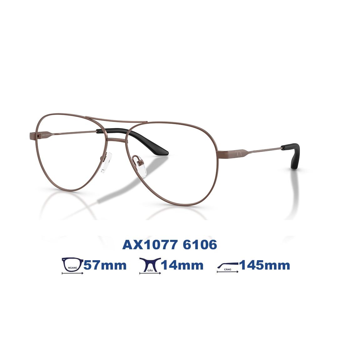 Gọng kính Armani Exchange AX1077 6106