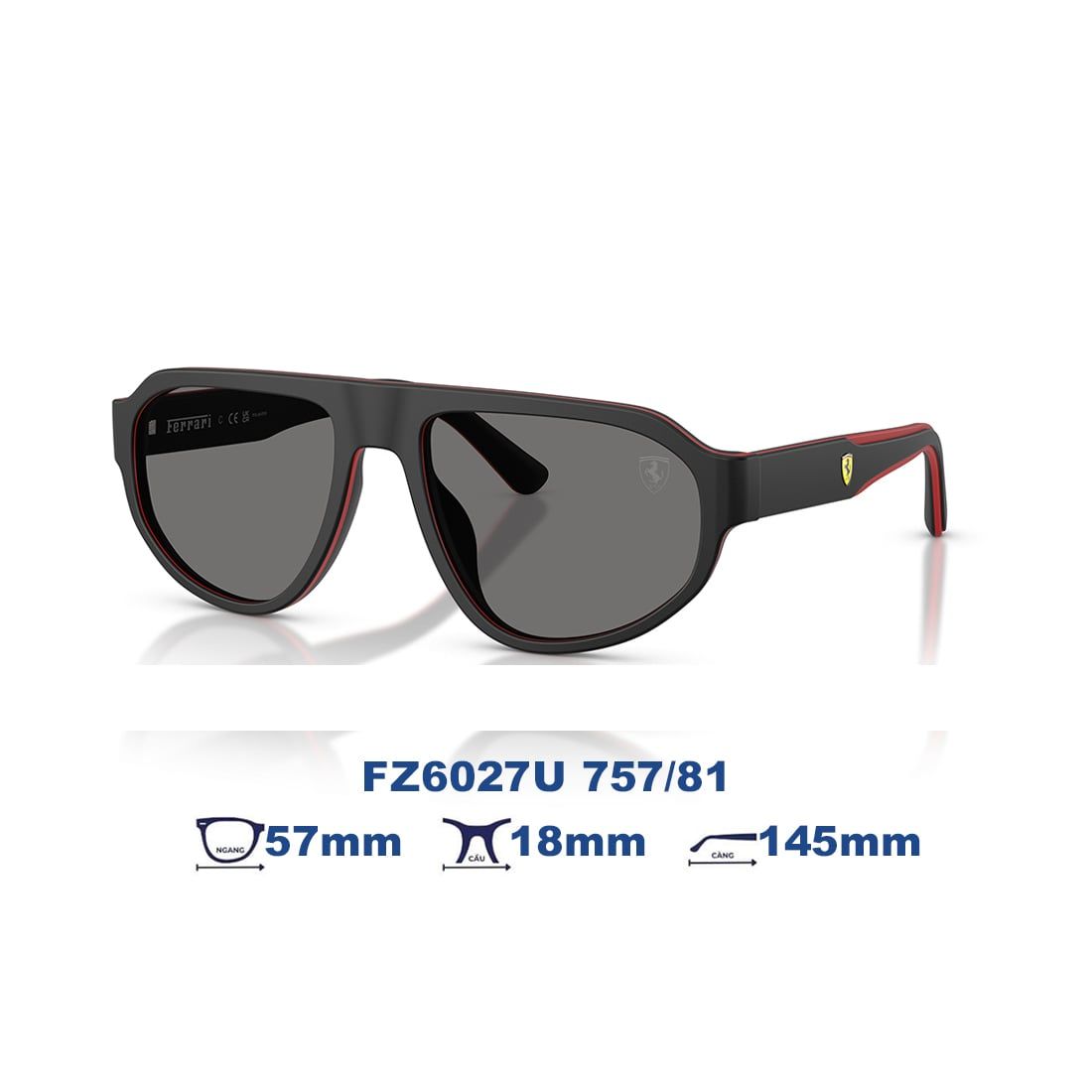 Kính mát Ferrari Scuderia FZ6027U 757/81