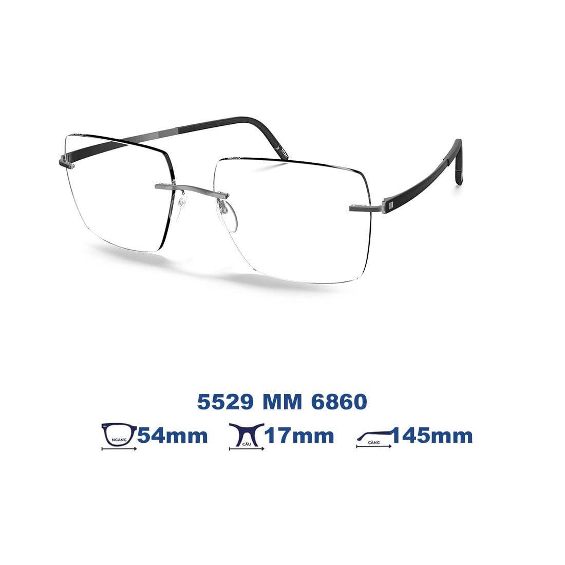 Gọng kính SILHOUETTE 5529 MM 6860