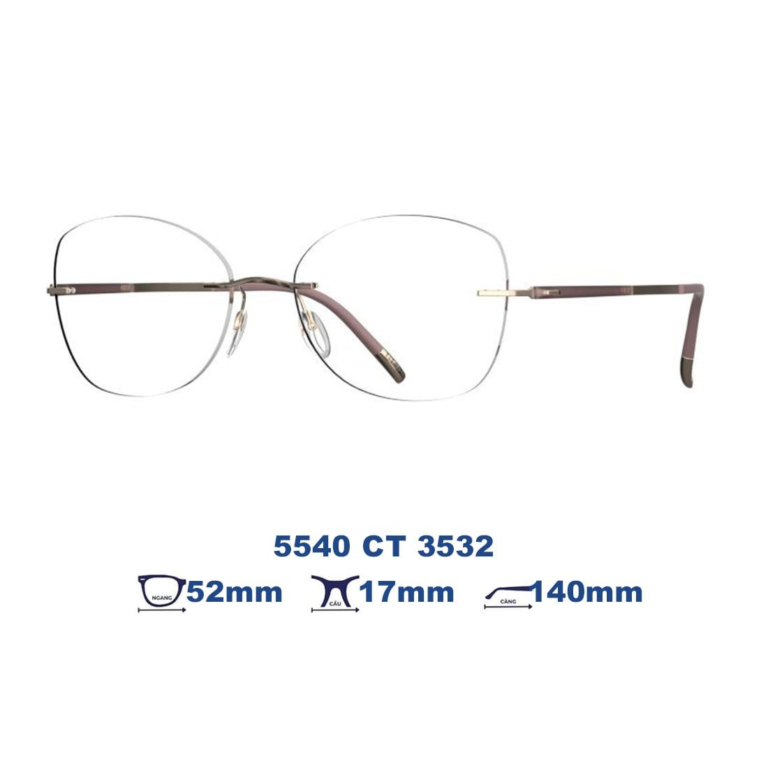 Gọng kính SILHOUETTE 5540 CT 3532