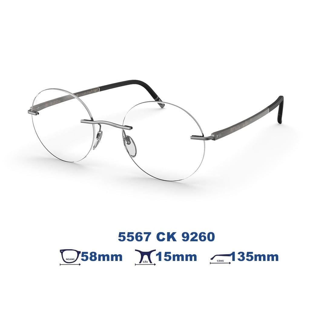 Gọng kính SILHOUETTE 5567 CK 9260