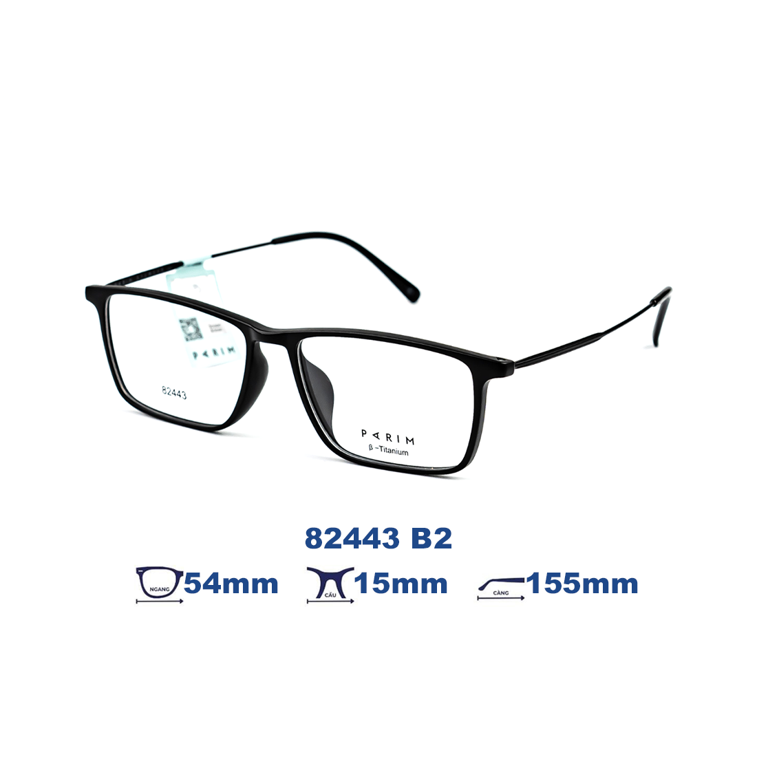 Gọng kính PARIM 82443 B2
