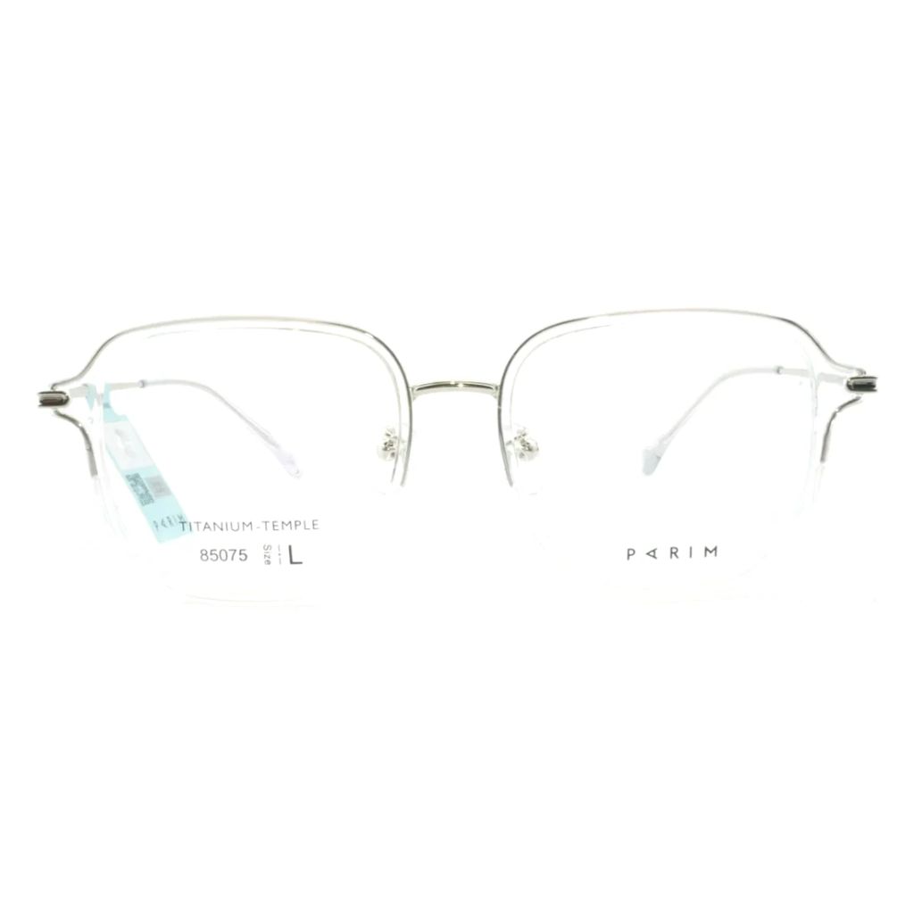 Gọng kính Parim 85075 N1W – ảnh chính diện trên nền trắng