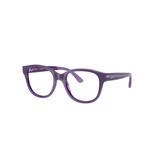 Gọng kính trẻ em Rayban Junior RY1950 7206 - Tím phối tím trong suốt – góc nghiêng 3/4