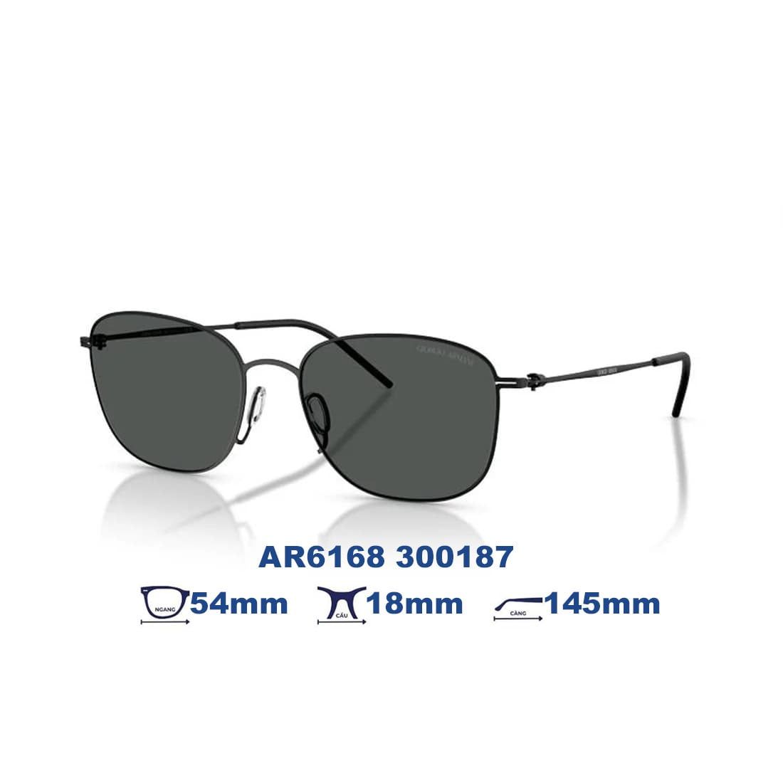  Kính mát Giorgio Armani AR6168 300187 