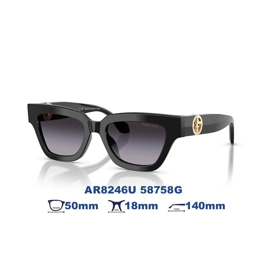  Kính mát Giorgio Armani AR8246U 58758G 