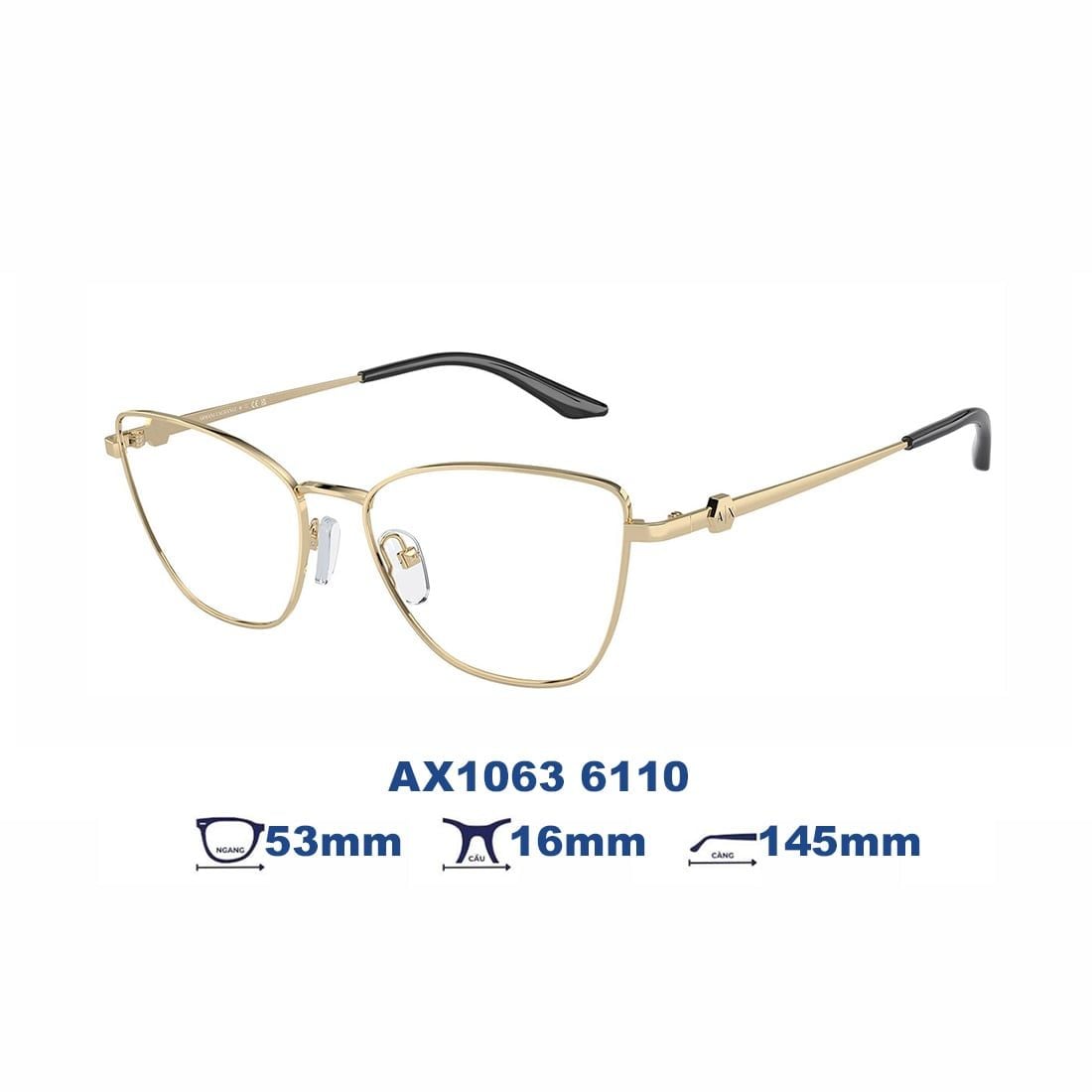  Gọng kính Armani Exchange AX1063 6110 