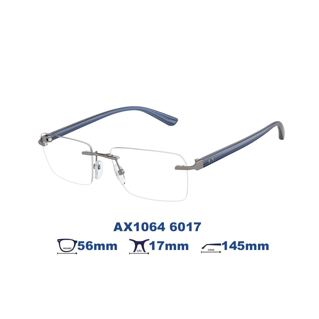  Gọng kính Armani Exchange AX1064 6017 