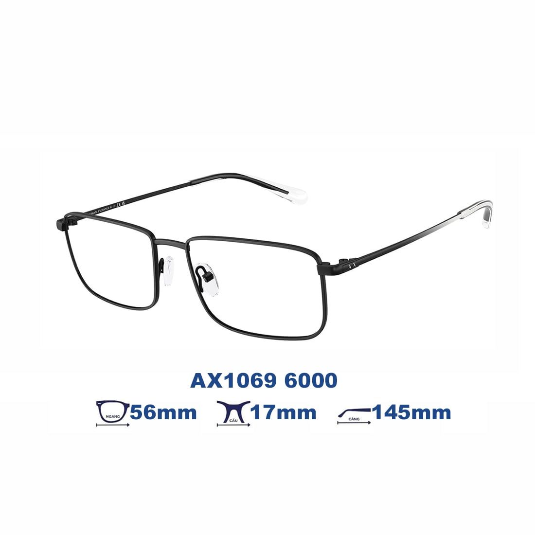  Gọng kính Armani Exchange AX1069 6000 
