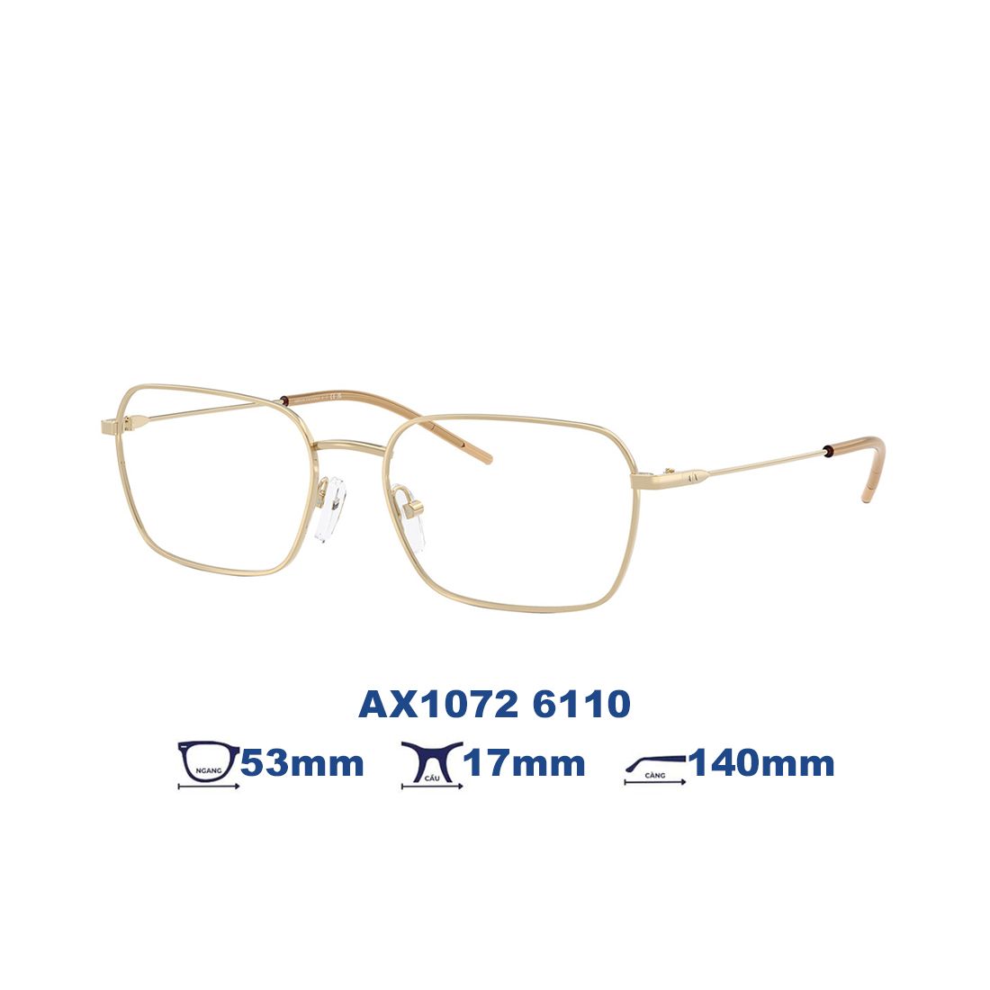 Gọng kính Armani Exchange AX1072 6110 