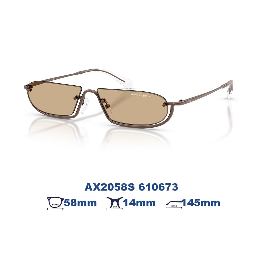 Kính mát Armani Exchange AX2058S 610673