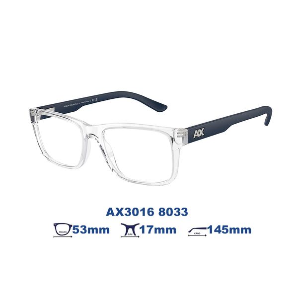 Gọng kính Armani Exchange AX3016 8033 – Trắng | Mắt Kính Liên Sơn – LienSon