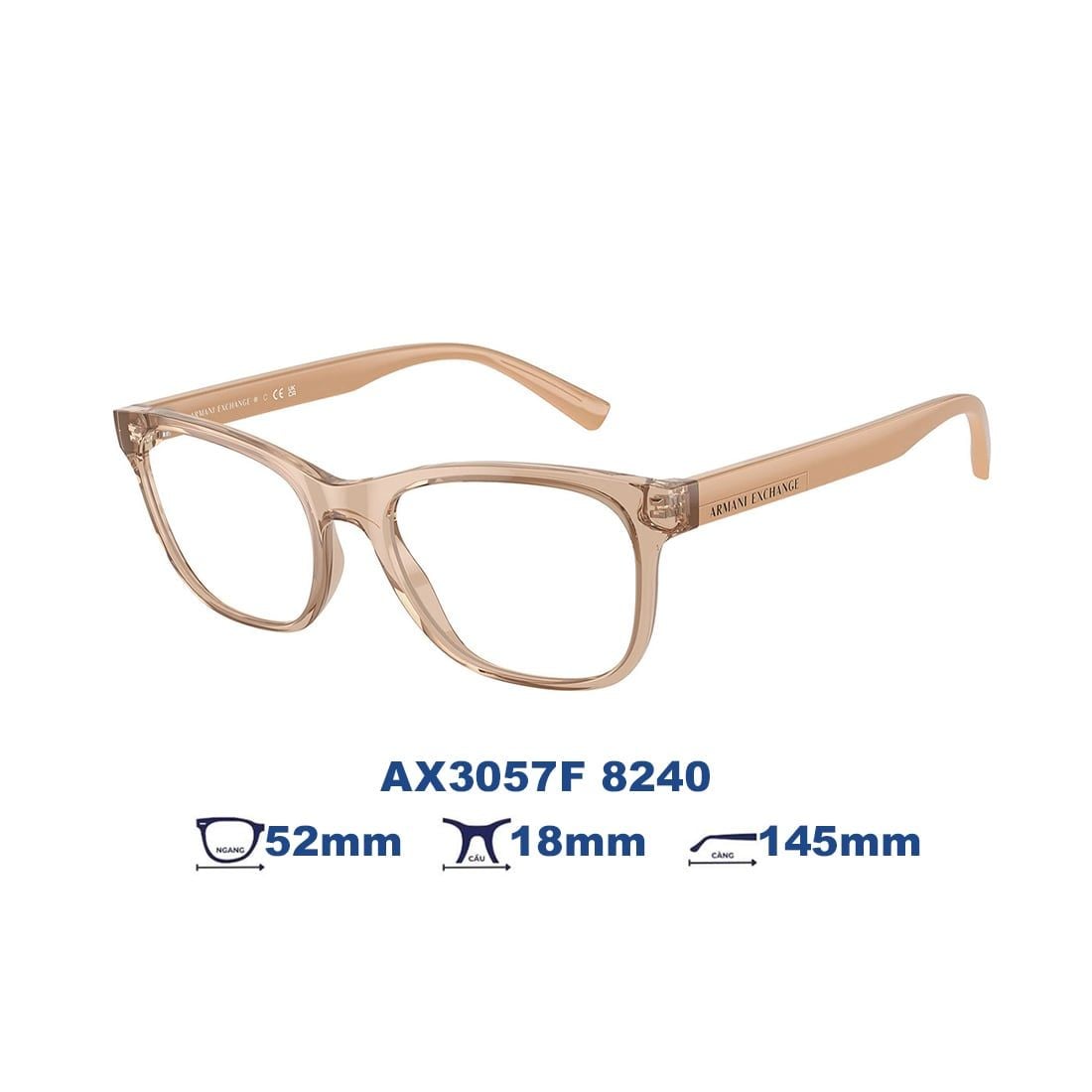  Gọng kính Armani Exchange AX3057F 8240 