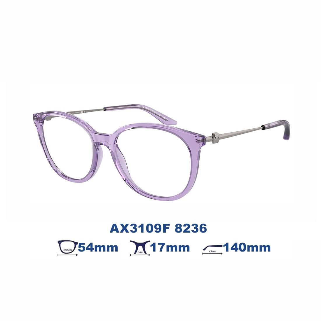  Gọng kính Armani Exchange AX3109F 8236 