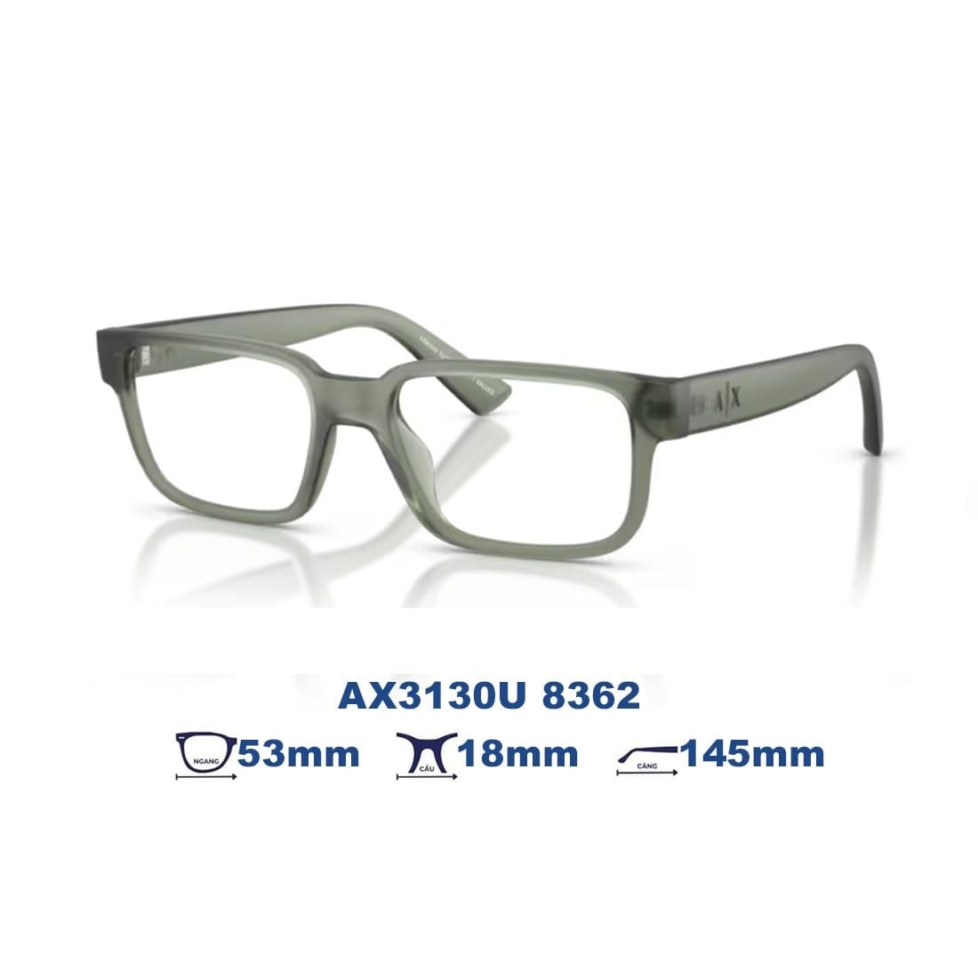  Gọng kính Armani Exchange AX3130U 8362 